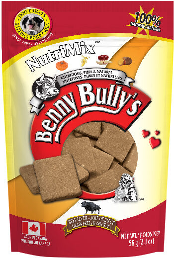 Benny Bullys Nutrimix Beef Liver Dog Treats